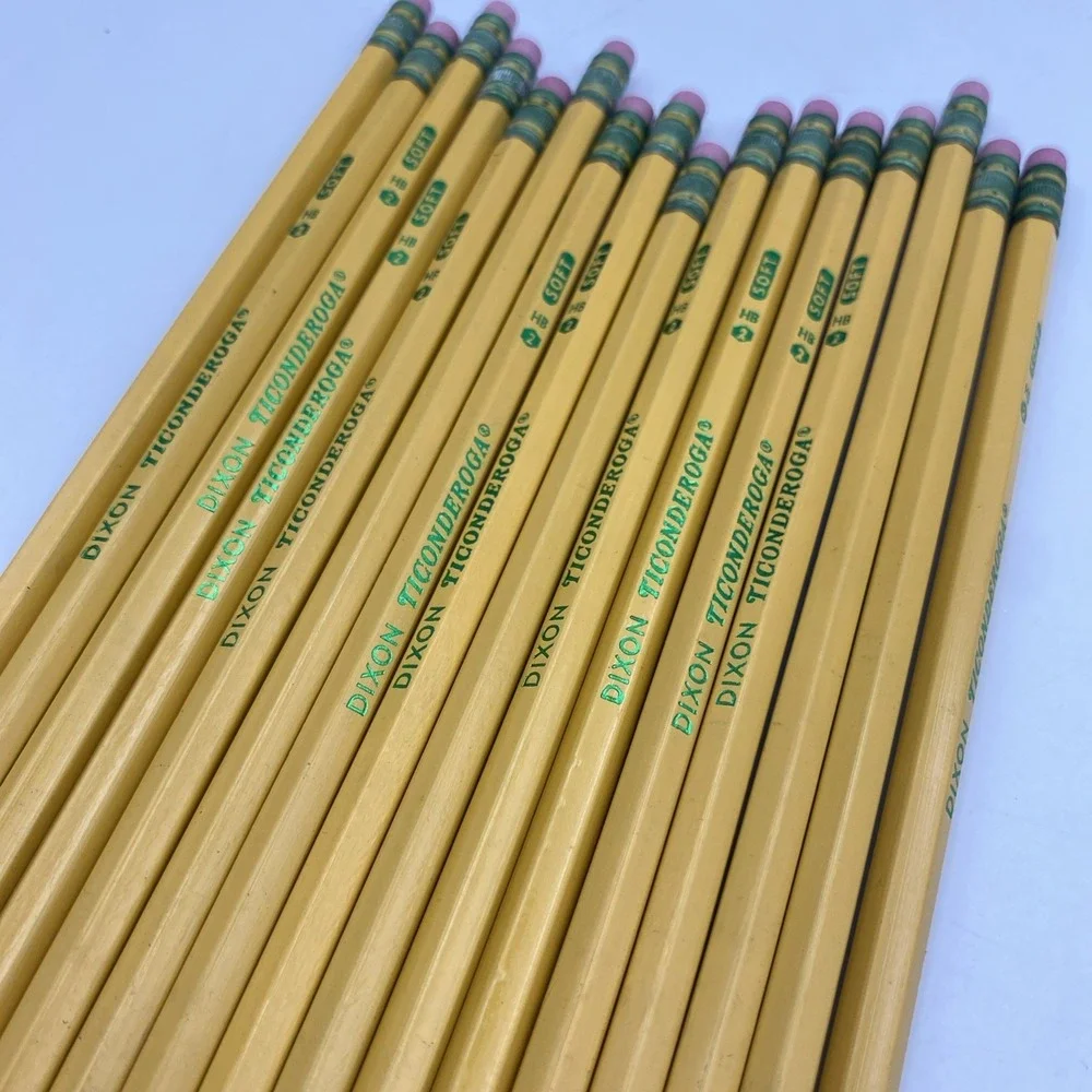 Lot of 16 Dixon Ticonderoga‎ HB-2 Soft Unsharpened Pencils